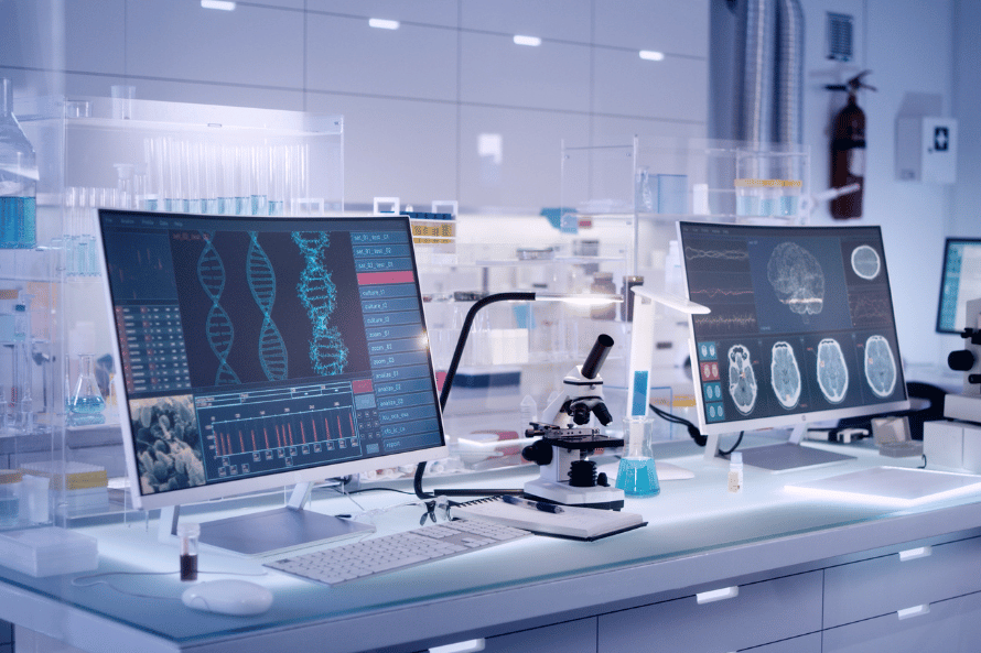 State of the art laboratory analyzer and microscope